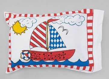 Sail Boat Pillowcases Sail Boat Pillowcases