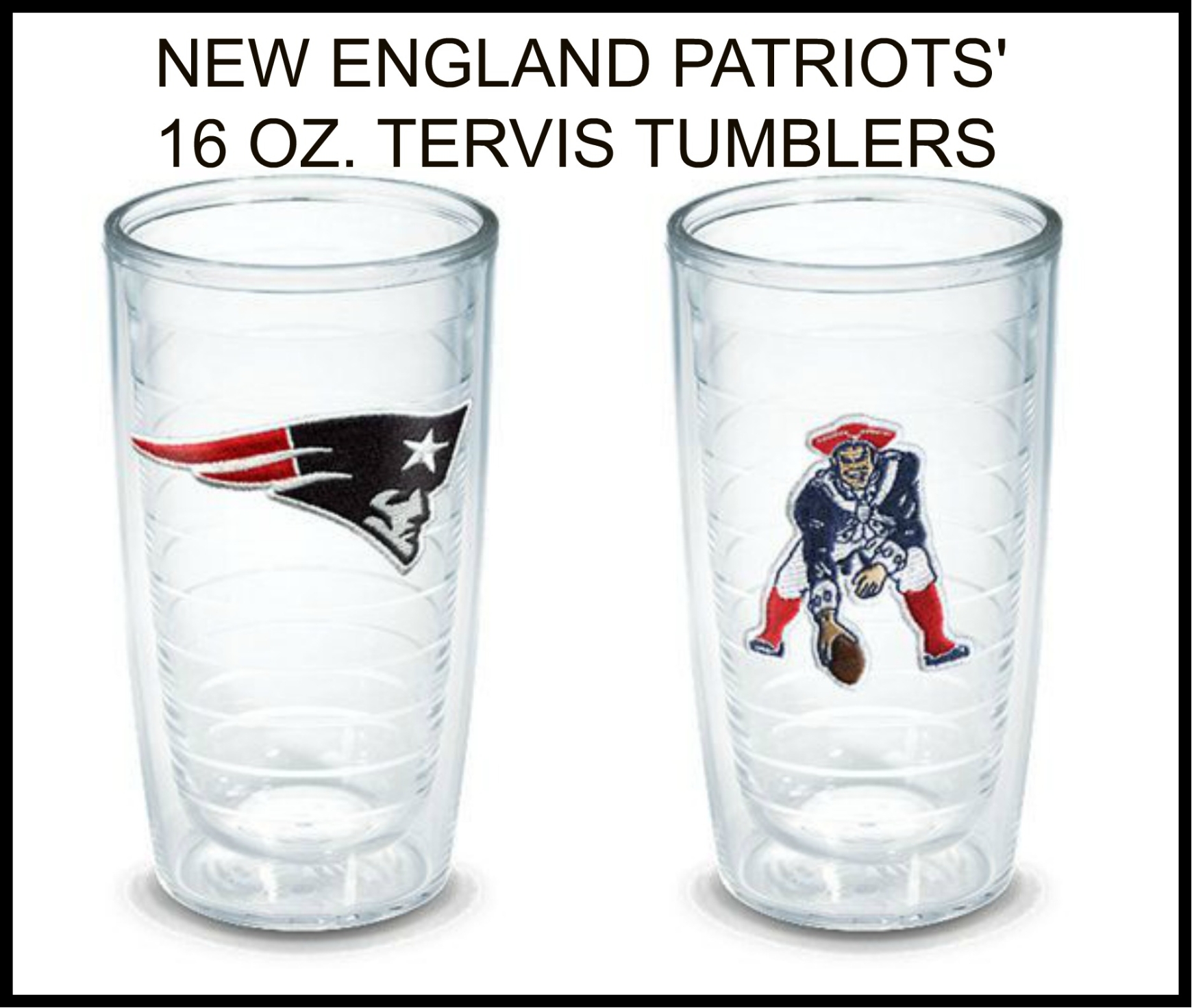 NE Patriots Tervis Tumblers Mugs and Water Bottles NE Patriots Tervis Tumblers Mugs and Water Bottles