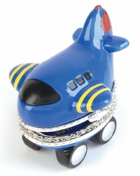 Oh Boy Airplane Little Flyer Tooth Box from Mud Pie Oh Boy Airplane Little Flyer Tooth Box from Mud Pie