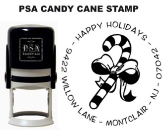 PSA Candy Cane Personalized Stamps PSA Candy Cane Personalized Stamps