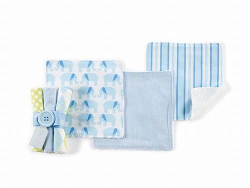 Set of 3 Baby Boy Wash Cloth Set by Mud Pie Set of 3 Baby Boy Wash Cloth Set by Mud Pie