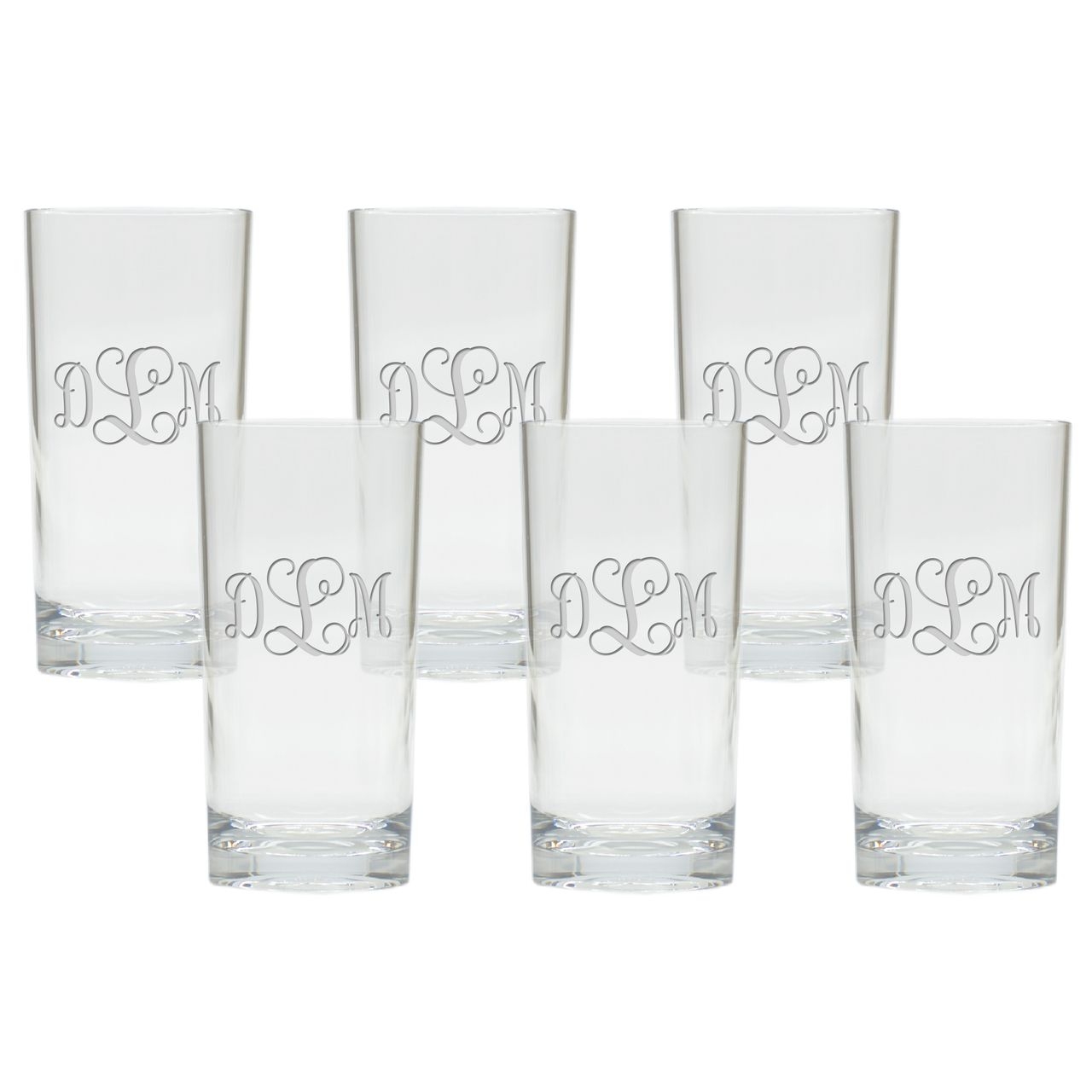 Personalized 15.25 oz.Tall Highball or Ice Tea Glasses Personalized 15.25 oz.Tall Highball or Ice Tea Glasses