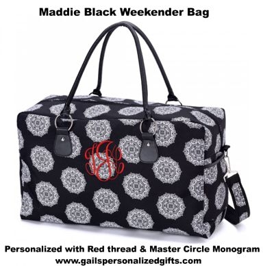Maddie Black and White Weekender Bags Maddie Black and White Weekender Bags