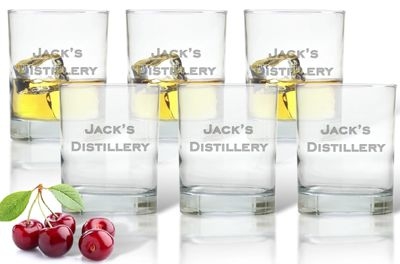 Set of 6-Personalized 13.25 oz. Double Old Fashion Highball Glasses Set of 6-Personalized 13.25 oz. Double Old Fashion Highball Glasses