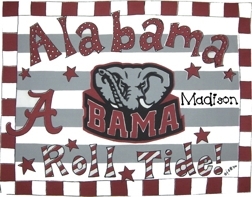 University of Alabama Toddler Pillow and Pillowcase University of Alabama Toddler Pillow and Pillowcase