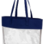 Navy Stadium-Concert Friendly Clear Tote (blank) Navy Stadium-Concert Friendly Clear Tote (blank)